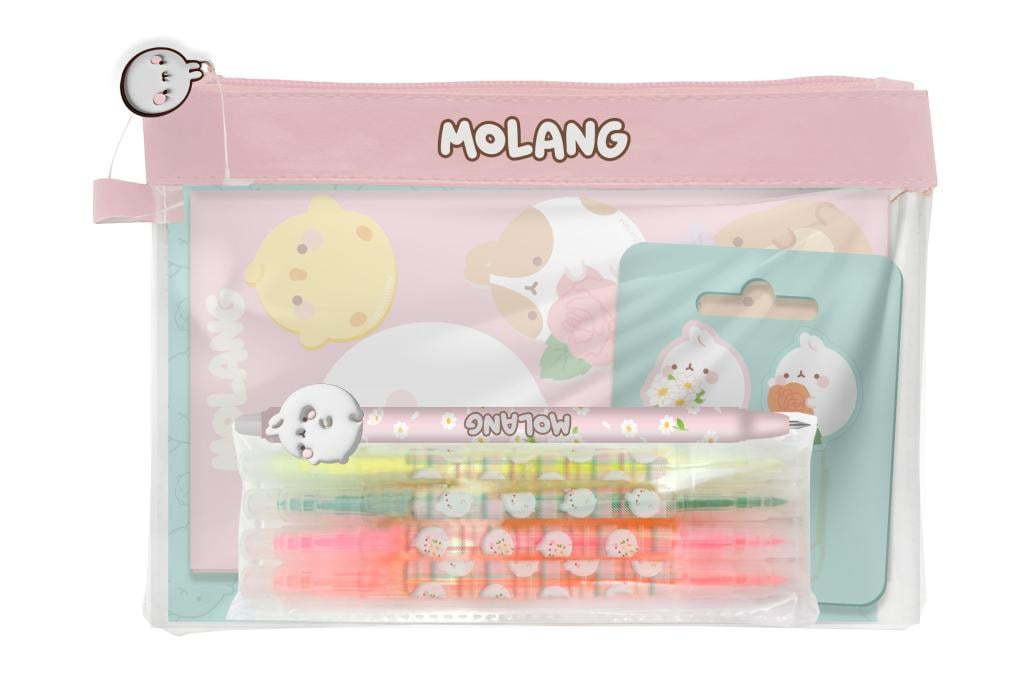 MOLANG - Blossom - Set de Papeterie - 8pc