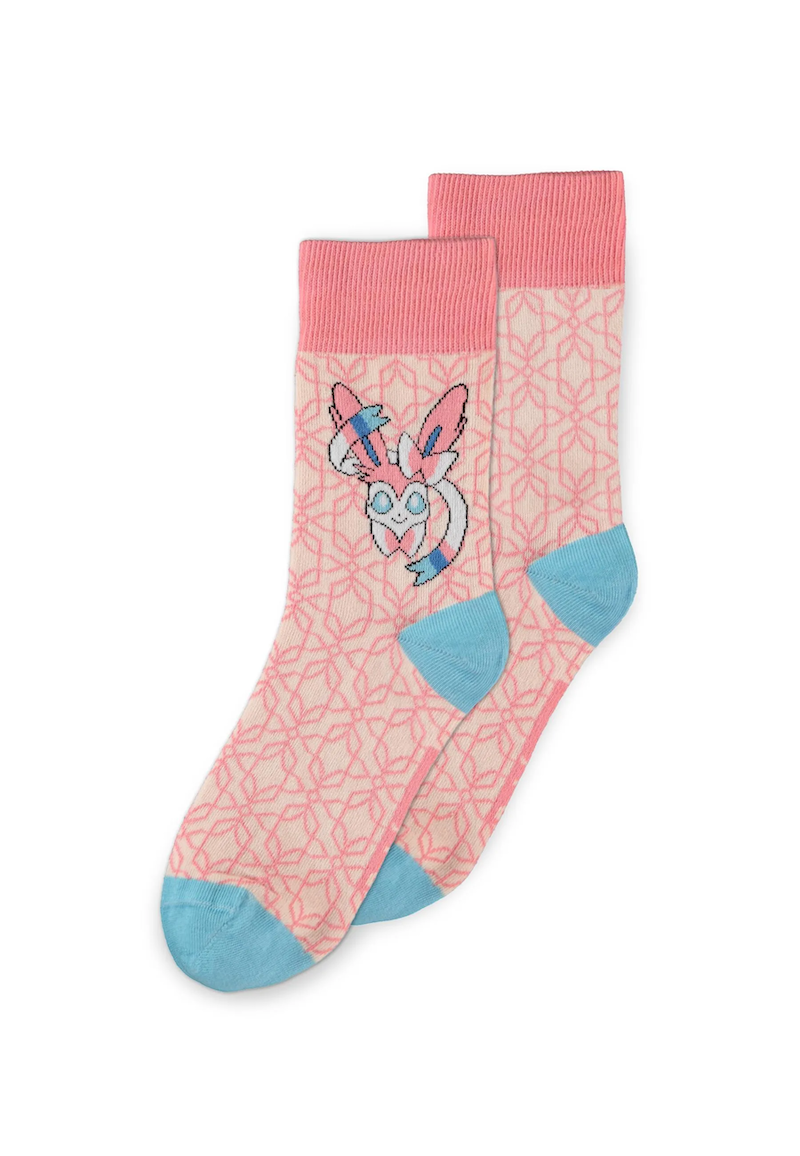 POKEMON - Evoli Evolution II -Pack de 3 paires de chaussettes (T43-46)