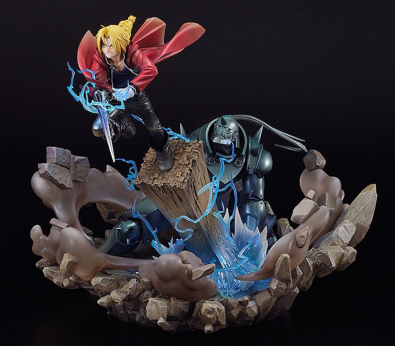 FULL METAL ALCHEMIST - Edward Elric & Alphonse Elric - Statuette 58cm
