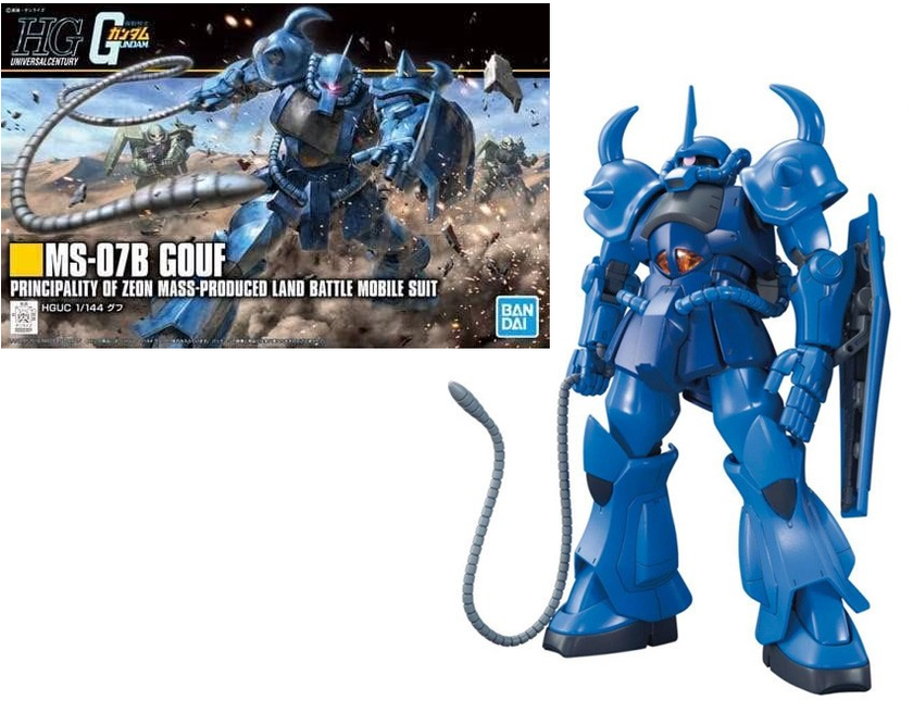 GUNDAM - Model Kit - HG 1/144 - MS-07B Gouf - 13CM