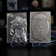 MAGIC THE GATHERING - Ajani Goldmane - Carte Collector Plaqué Argent