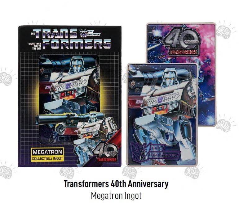 TRANSFORMERS - 40th Anniversary - Decepticons -Lingot Edition Limitée