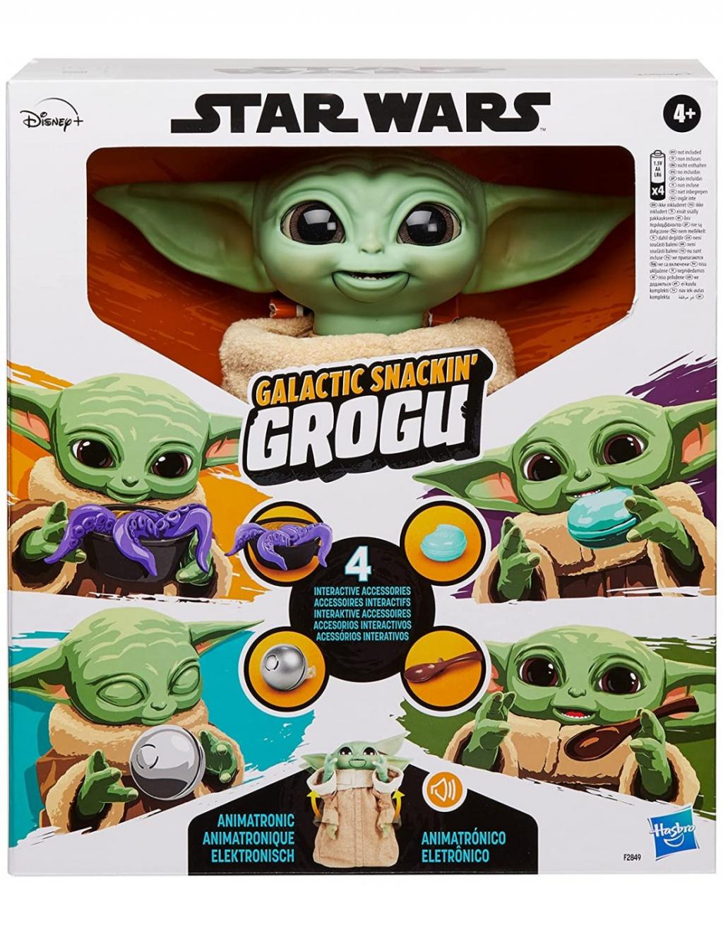 STAR WARS - Galagtic Snackin' Grogu - Figurine interactive 23cm 'UK'