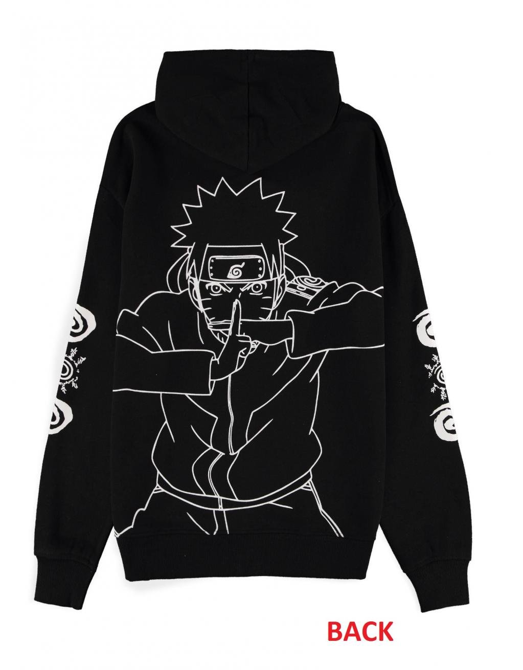 NARUTO SHIPPUDEN - Naruto - Pull à Capuche Zipper Homme (S)