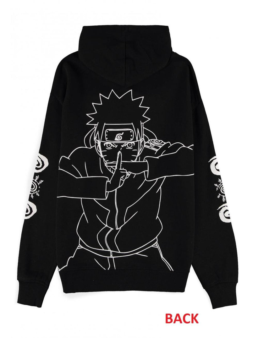 NARUTO SHIPPUDEN - Naruto - Pull à Capuche Zipper Homme (S)