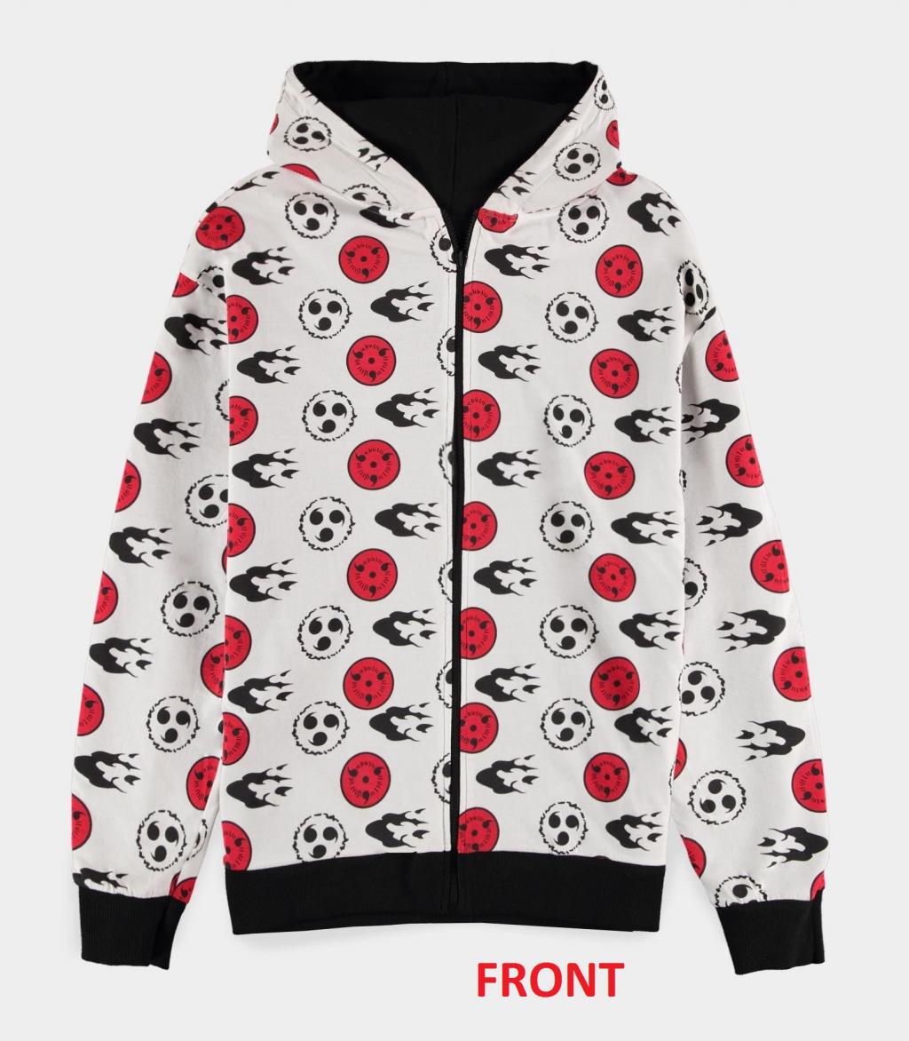NARUTO SHIPPUDEN - Symbols - Pull à Capuche Zipper Réversible (M)