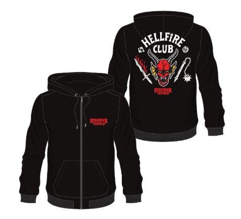 STRANGER THINGS - Hellfire Club - Pull à Capuche Homme (M)