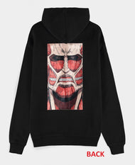 ATTACK ON TITAN - Colossus Titan - Pull à Capuche Zipper Homme (XL)