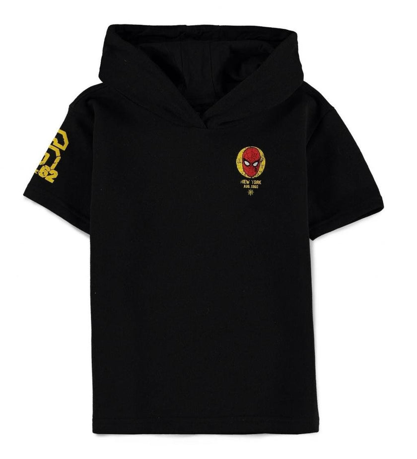 SPIDERMAN - Pull à Capuche Manche Courte Enfant (122-128)
