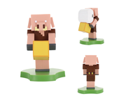 MINECRAFT - Piglin - Support Manette & Portable 'Holdem' - 11cm
