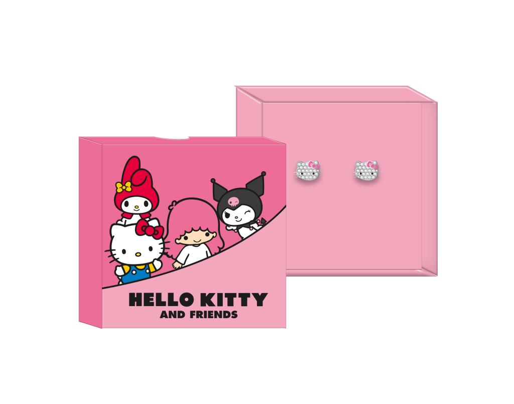 HELLO KITTY - 1 Paire de Clous d'Oreilles