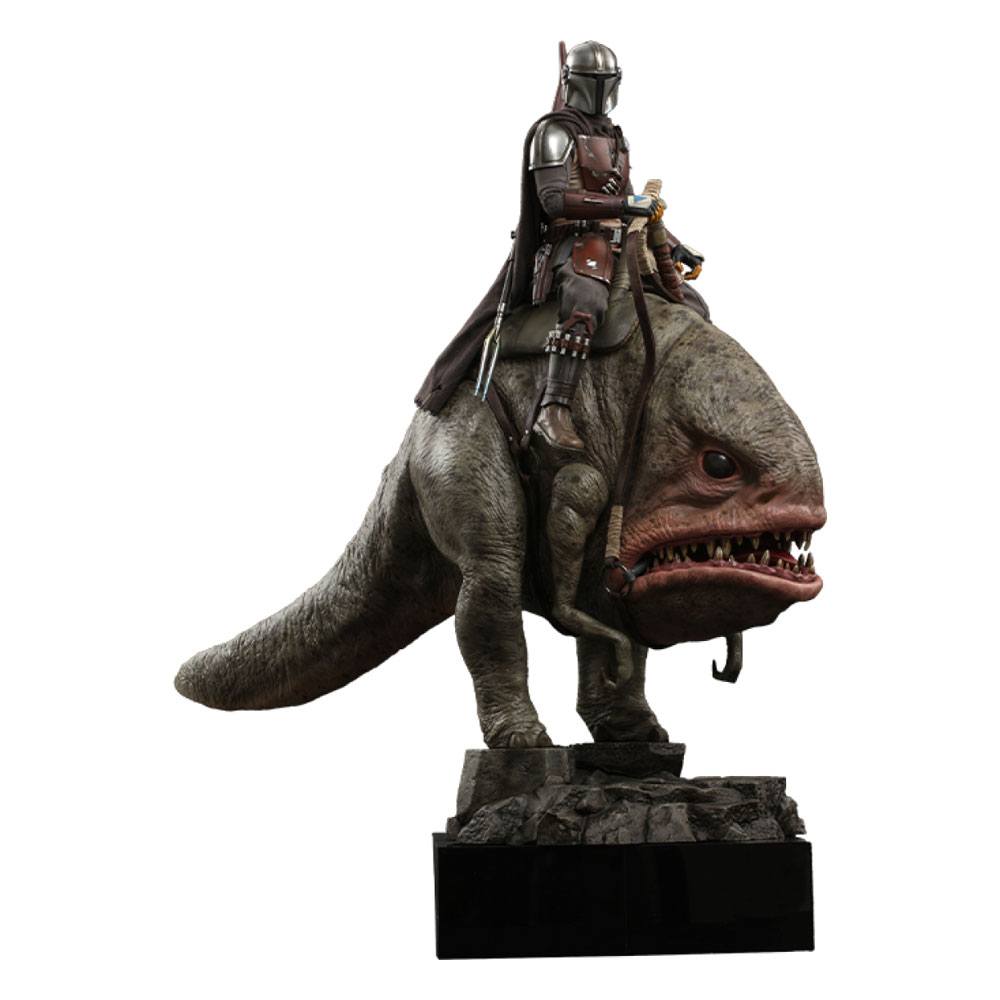 STAR WARS - Mandalorian & Blurrg - Pack de 2 figurines 37cm