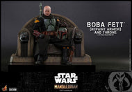 STAR WARS - Boba Fett & Throne - Statuette articu. Movie Masterp. 30cm
