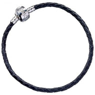 HARRY POTTER - Bracelet Fantaisie cuir noir - 21cm