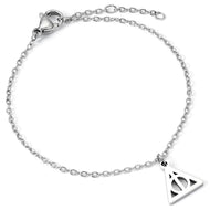 HARRY POTTER - Reliques de la Mort - Bracelet en Acier Inoxydable Arg.