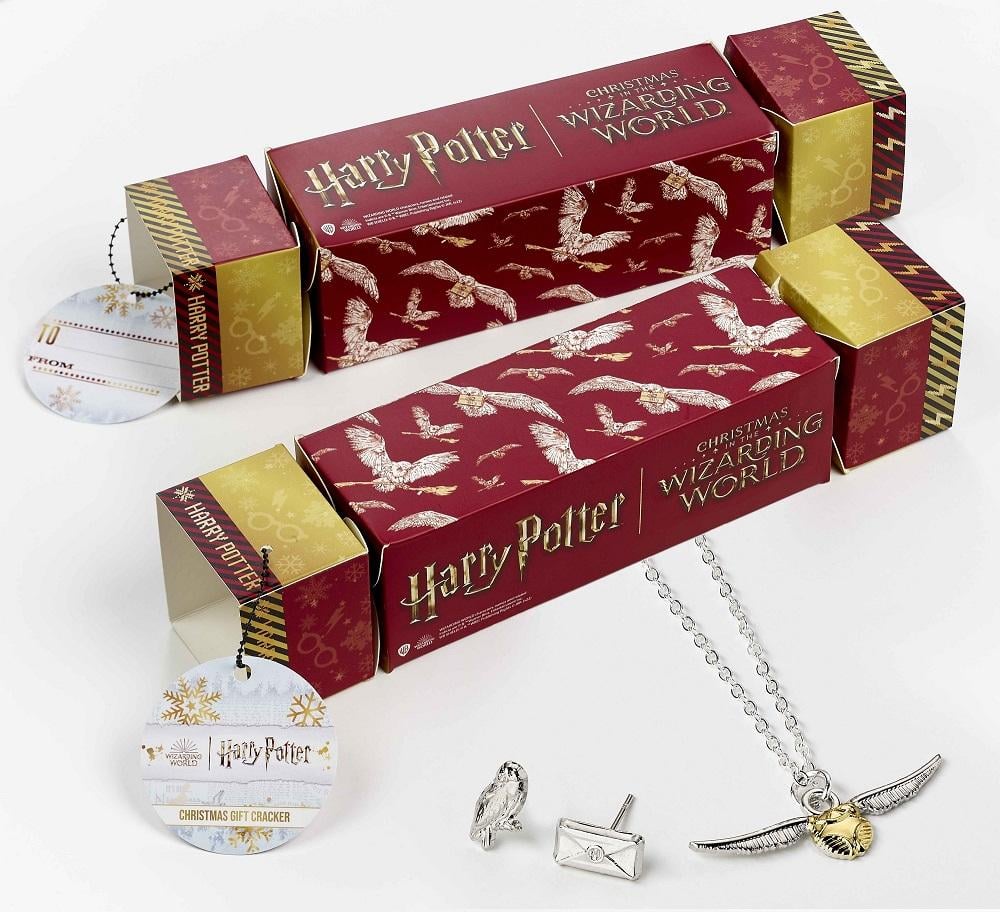 HARRY POTTER - Cracker Cadeau - Collier & Boucles d'Oreilles Hedwig