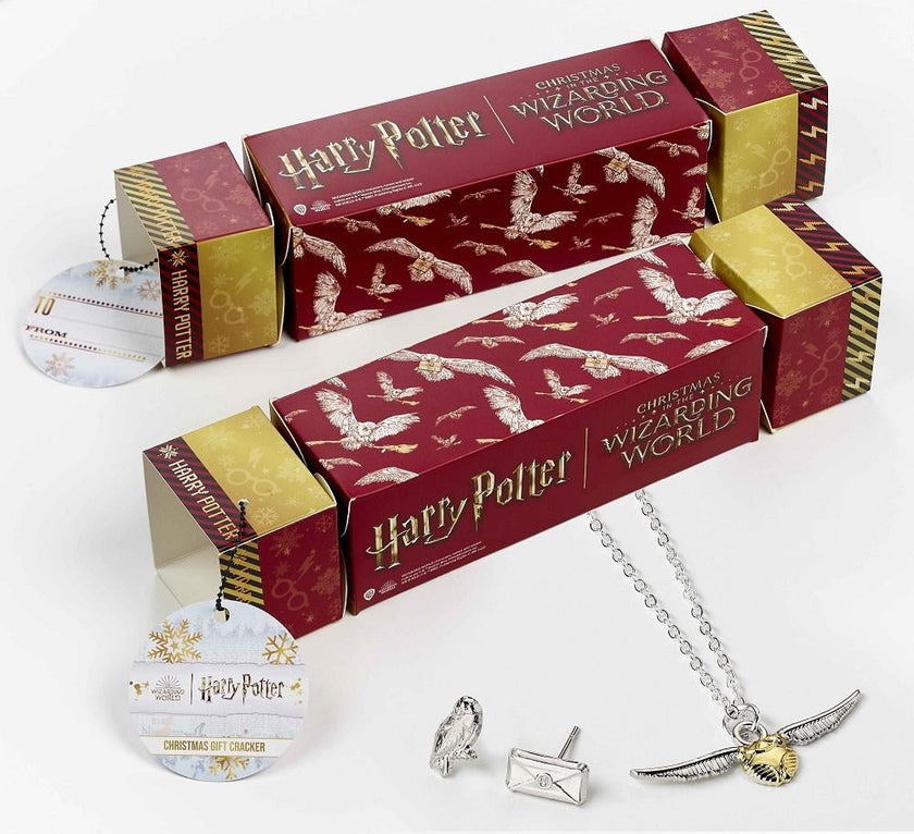 HARRY POTTER - Cracker Cadeau - Collier & Boucles d'Oreilles Hedwig
