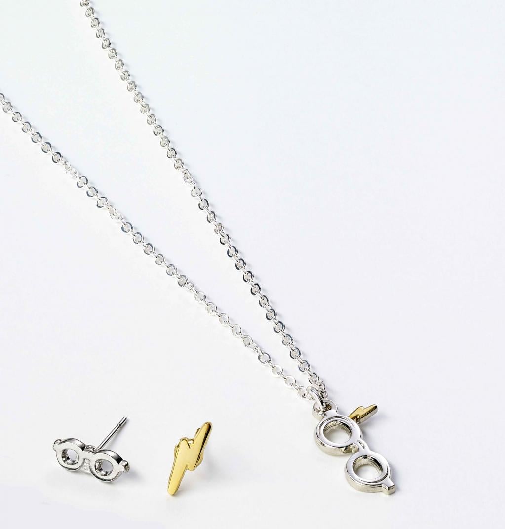 HARRY POTTER - Cracker Cadeau - Collier & Boucles d'Oreilles Lunettes
