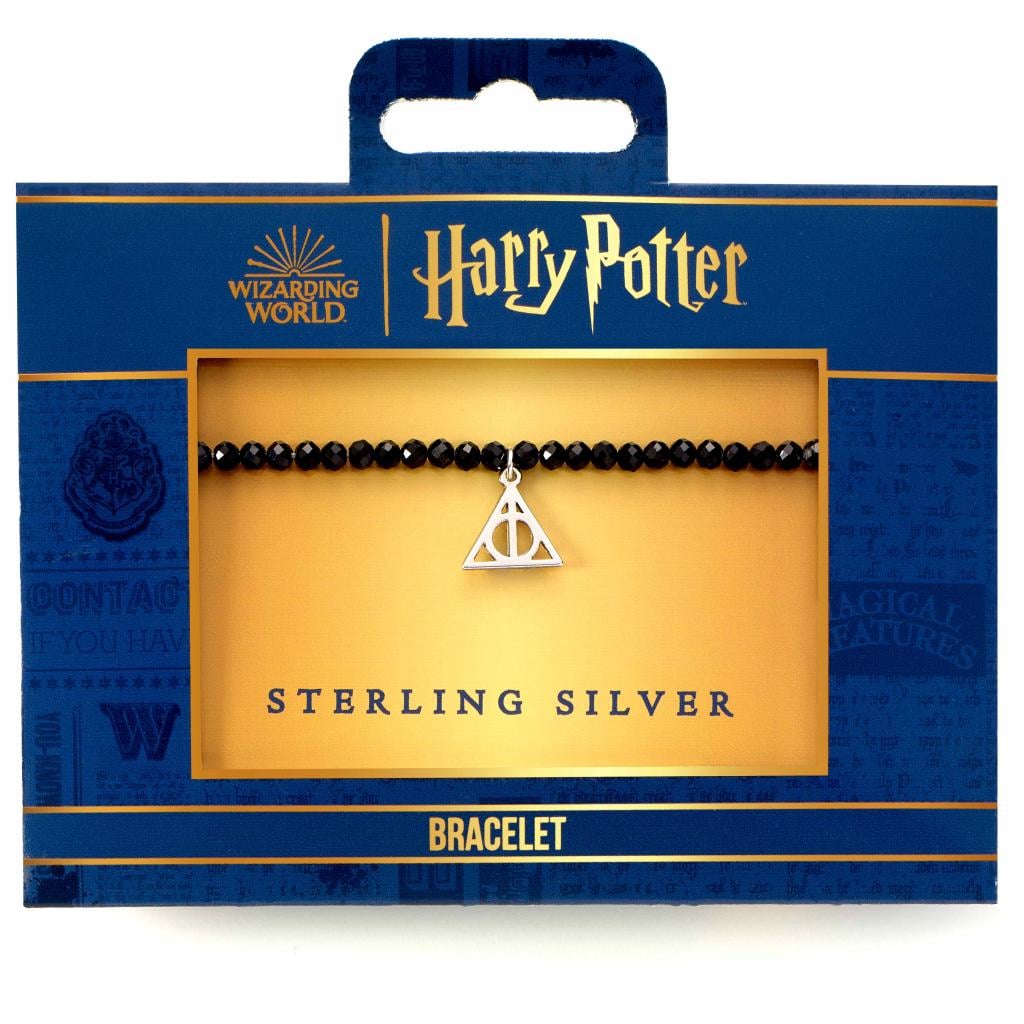 HARRY POTTER - Reliques de la Mort -Charme en Argent & Bracelet Perles
