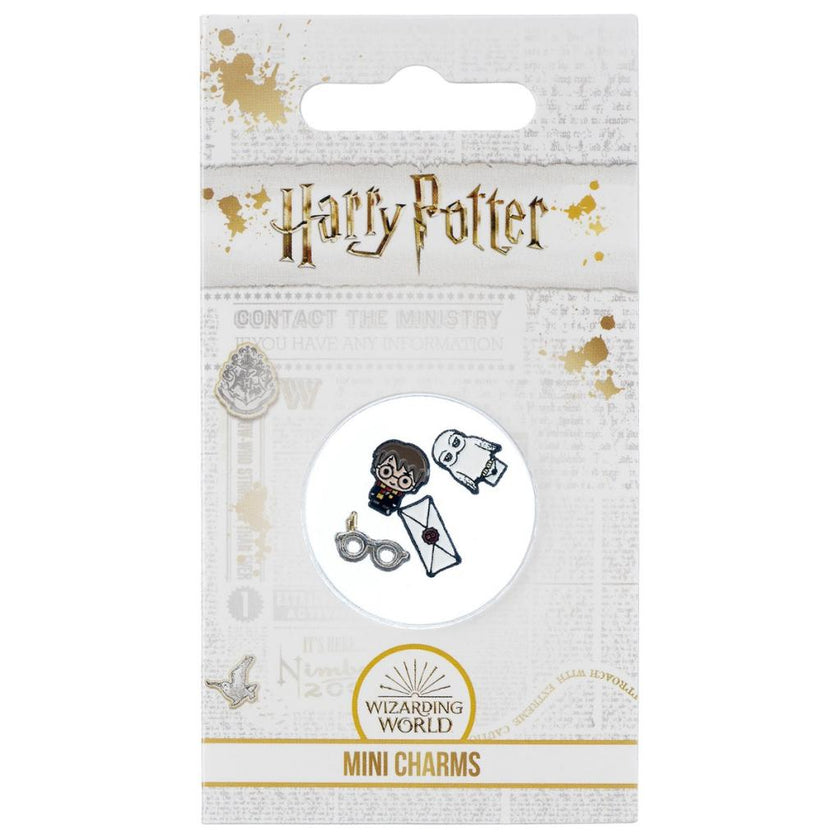 HARRY POTTER - Set de 4 Mini Charmes Collier - Harry