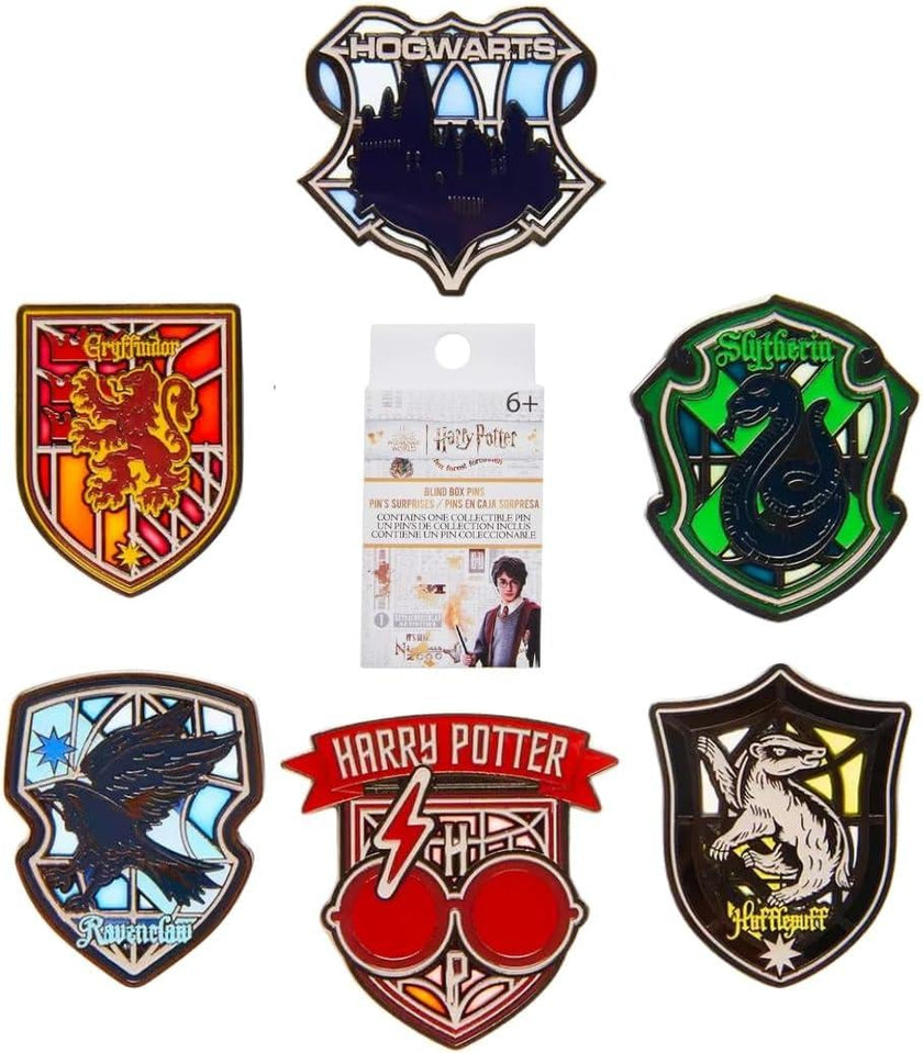 HARRY POTTER - Stained Glass - Funko Blind Box Enamel Pins