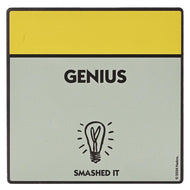 MONOPOLY - Genius - Sous Verre Carré en Céramique