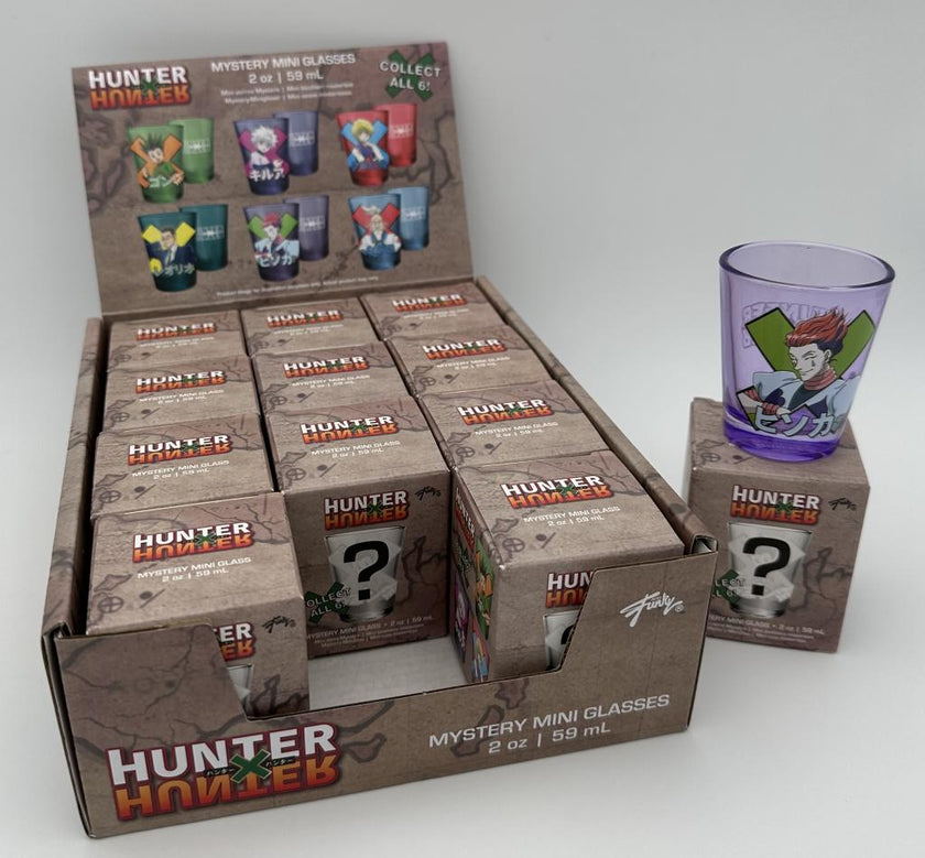 HUNTER X HUNTER - Groupe - 12 Verres à Shot 57ml - Mystery box