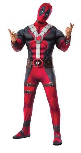 MARVEL - Deadpool - Déguisement Luxe Adulte - Combinaison Taille Stand