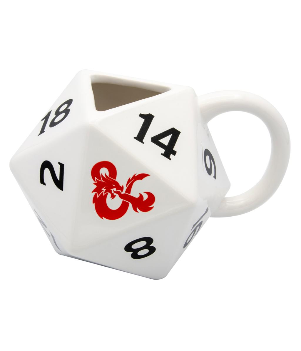 DONJONS & DRAGONS - Dé D20 - Mug 3D en céramique 15.2x10.6x10cm