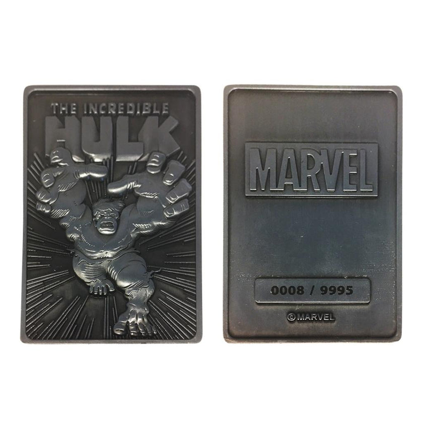 MARVEL - The Hulk - Carte en métal collector