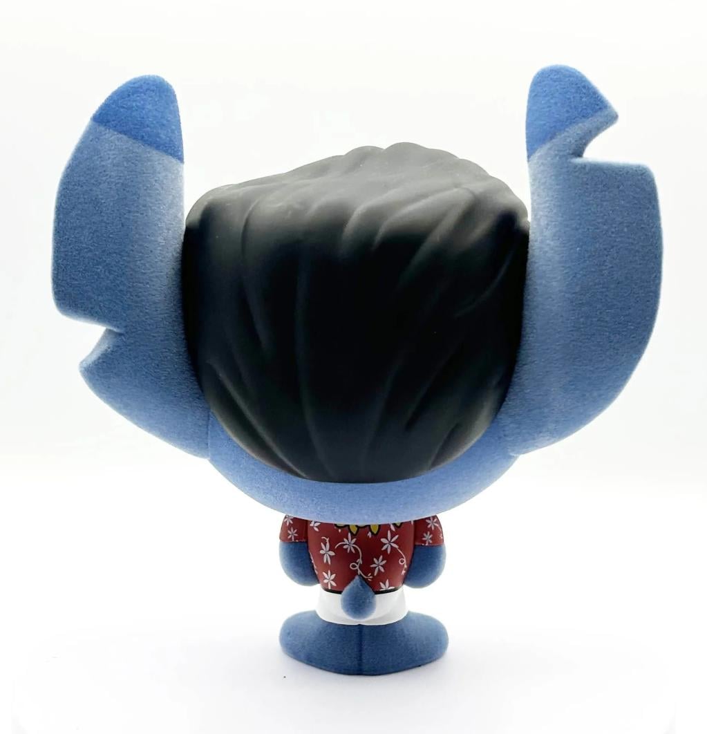 STITCH - Elvis Hawai - Figurine Bhunny Flocked Vinyl - 10cm