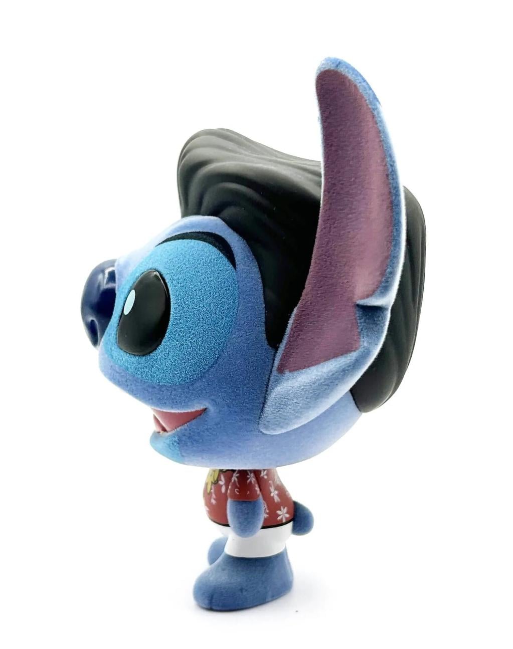 STITCH - Elvis Hawai - Figurine Bhunny Flocked Vinyl - 10cm