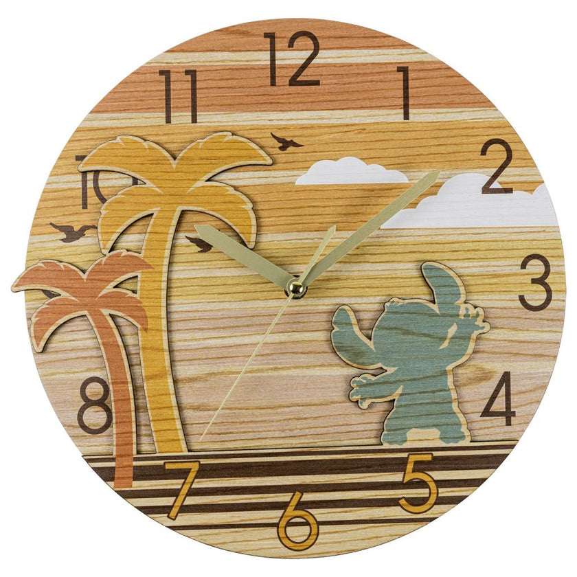 STITCH - Sunset - Horloge Murale Métal