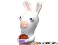 LAPINS CRETINS - Figurine Anti Stress - Modele 3 - Gateau (10 Cm)