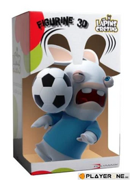 LAPINS CRETINS - Figurine 3D Lapin Foot ( 21 cm )