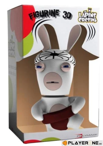 LAPINS CRETINS - Figurine 3D Lapin Sumo ( 21 cm )