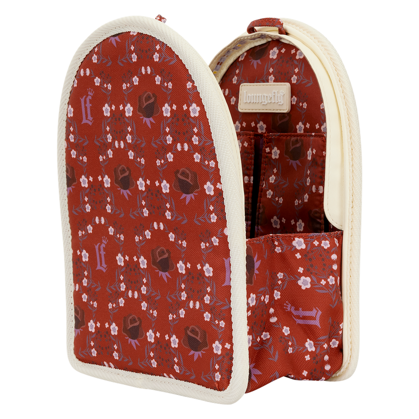 LOUNGEFLY - Cream & Red -Organisateur de Mini sac à dos LoungeFly
