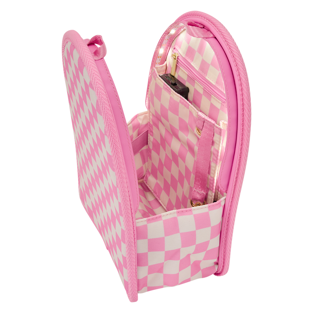 LOUNGEFLY - Checkerboard - Organisateur de Mini sac à dos LoungeFly