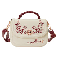 CREAM & RED - Floral - Sac bandoulière Loungefly