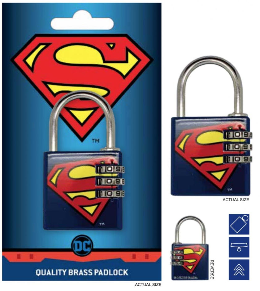 DC COMICS - Cadenas avec code - Superman