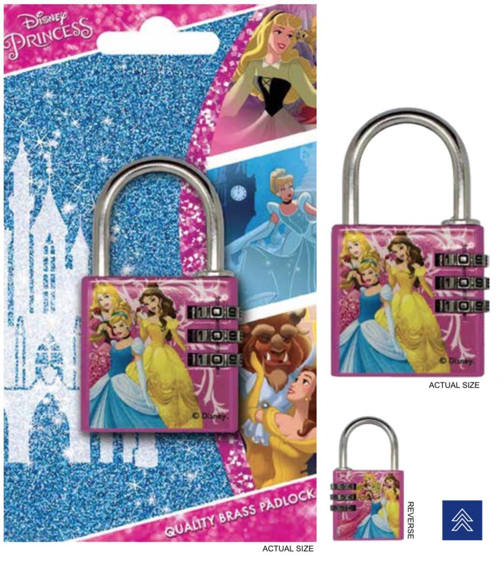 DISNEY - Cadenas avec code - Princess