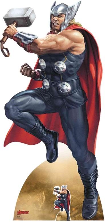 AVENGERS - Lifesize Cutout - Thor Mjolnir - 191cm
