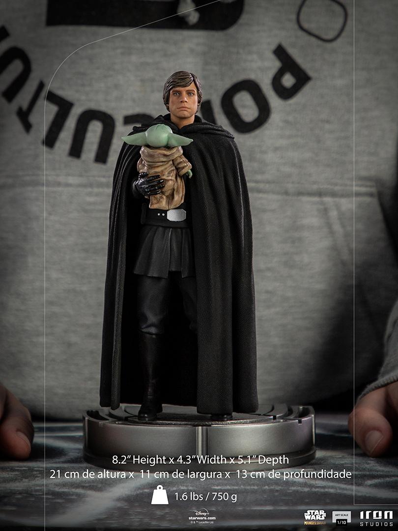 STAR WARS - Luke Skywalker et Grogu - Statuette  ArtScale 1/10 21cm