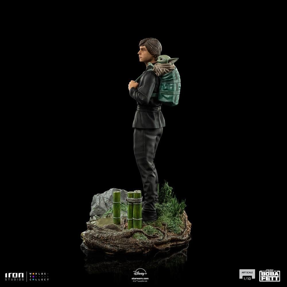 LE LIVRE DE BOBA FETT - Luke & Grogu - Figurine 1/10 Art Scale 20cm