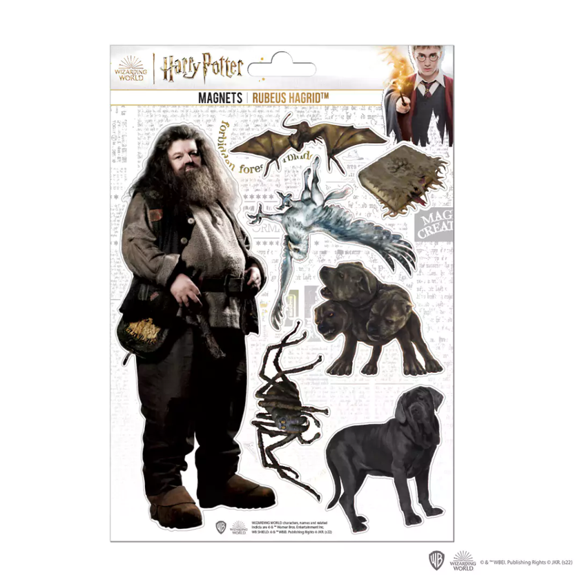 HARRY POTTER - Hagrid - Planche de 7 magnets en mousse