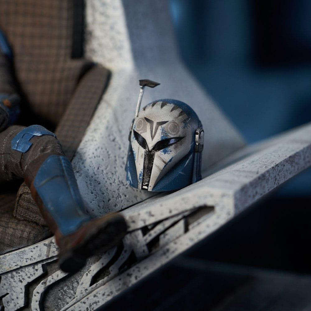 THE MANDALORIAN - Bo-Katan sur Throne - Statue Premier Collection 35cm