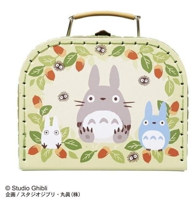 MON VOISIN TOTORO - Totoro Feuilles - Valisette 12.5x15.6x6.8cm
