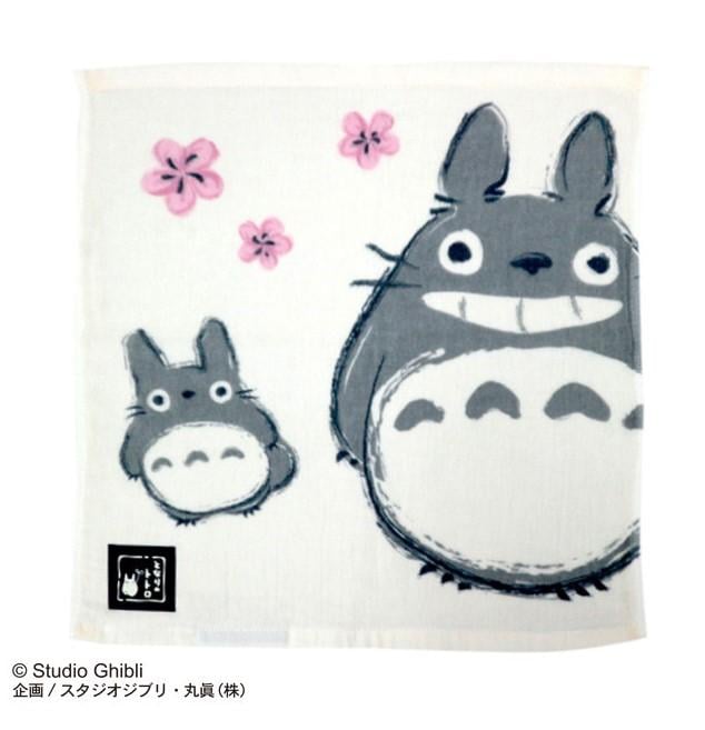 MON VOISIN TOTORO - Totoro Sakura - Mini Serviette Imabari 34x36cm