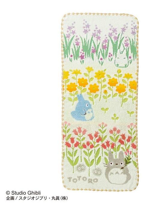 MON VOISIN TOTORO - Totoro Fleurs sauvages - Serviette 34x80cm
