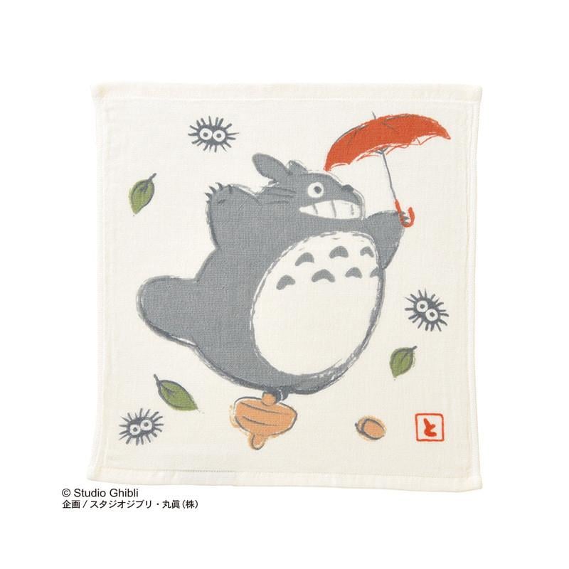 MON VOISIN TOTORO - Totoro Parapluie - Mini Serviette Imabari 34x36cm